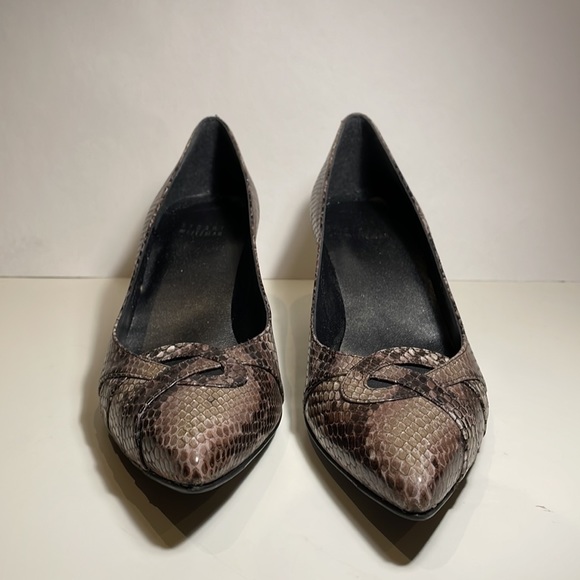 Stuart Weitzman Snake Skin Heels - Picture 2 of 6